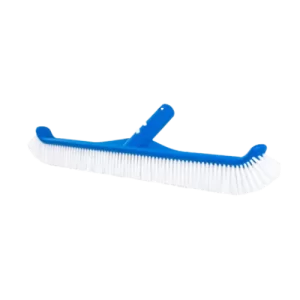 Escova Para Limpar Parede De Piscinas Em Nylon Curva 45cm